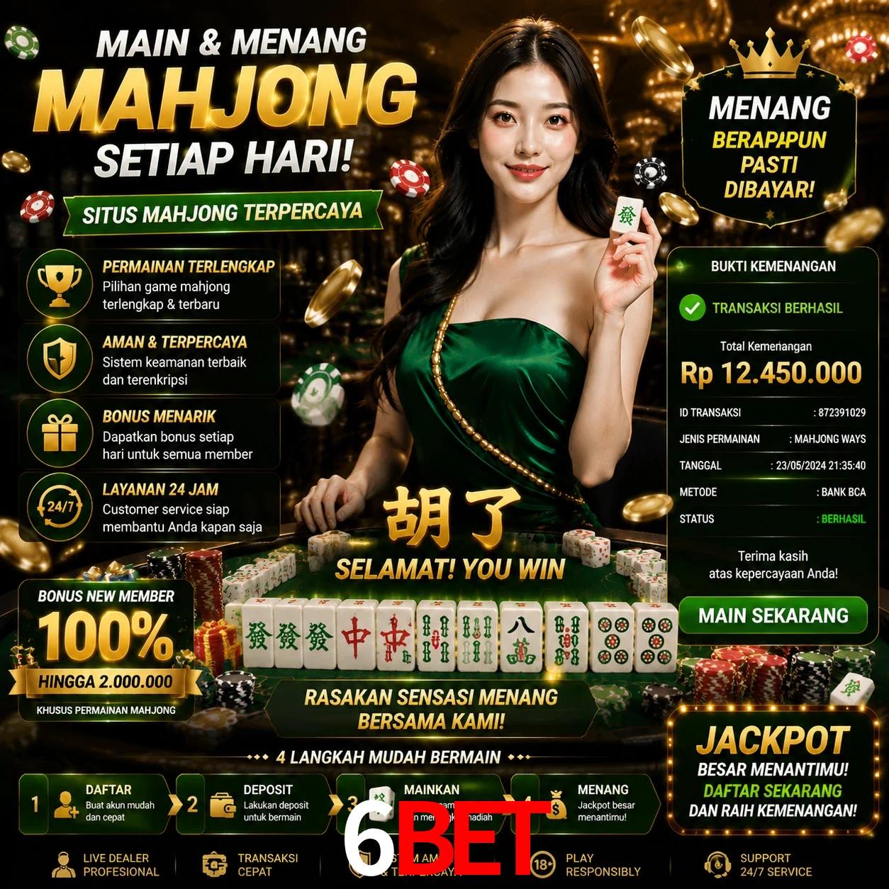 Ganhar e sacar na 6bet